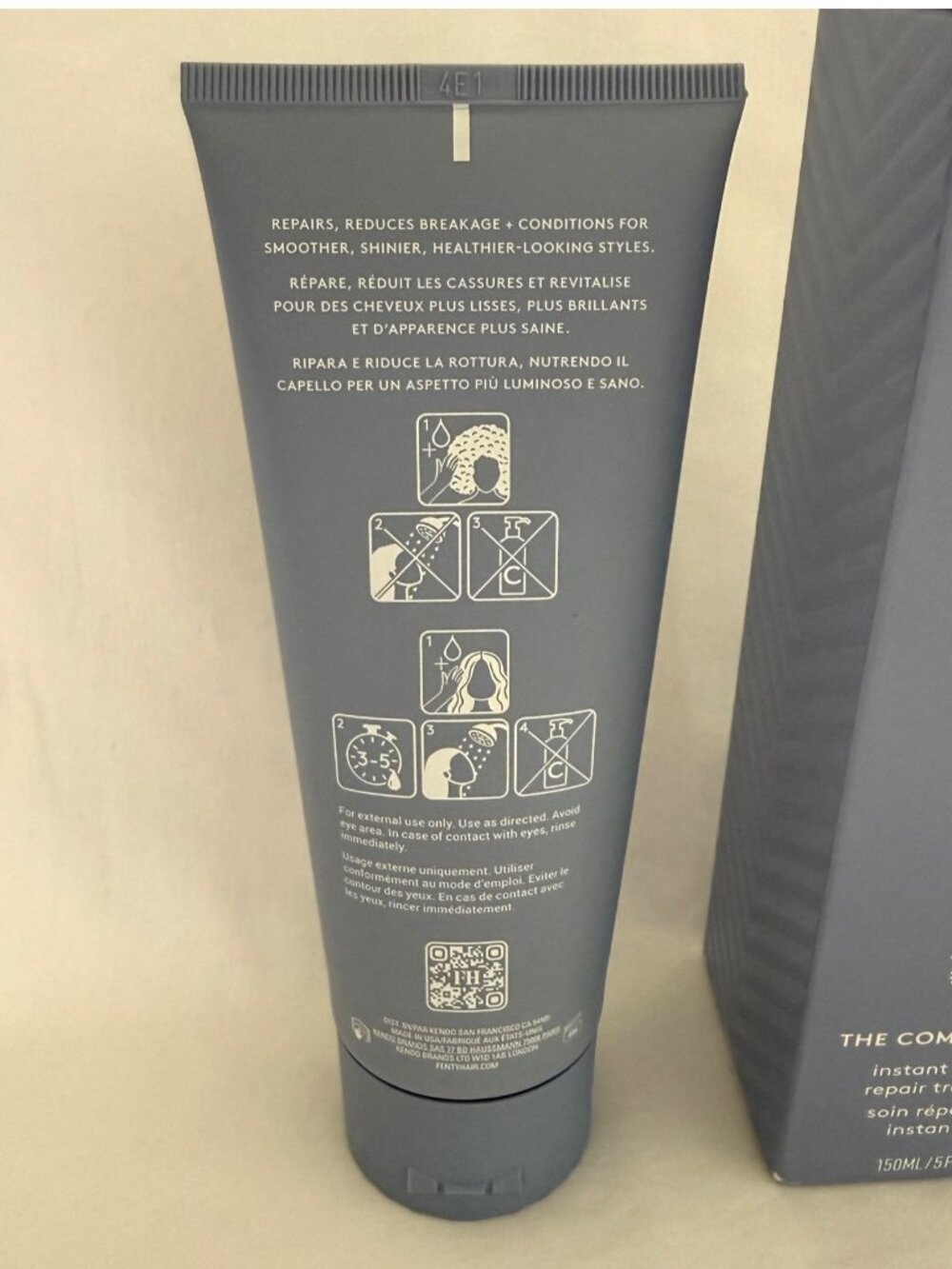 Fenty Hair The Comeback Kid Repair Treatment 150ml Bond Building Hair Mask - Picture 3 of 9
